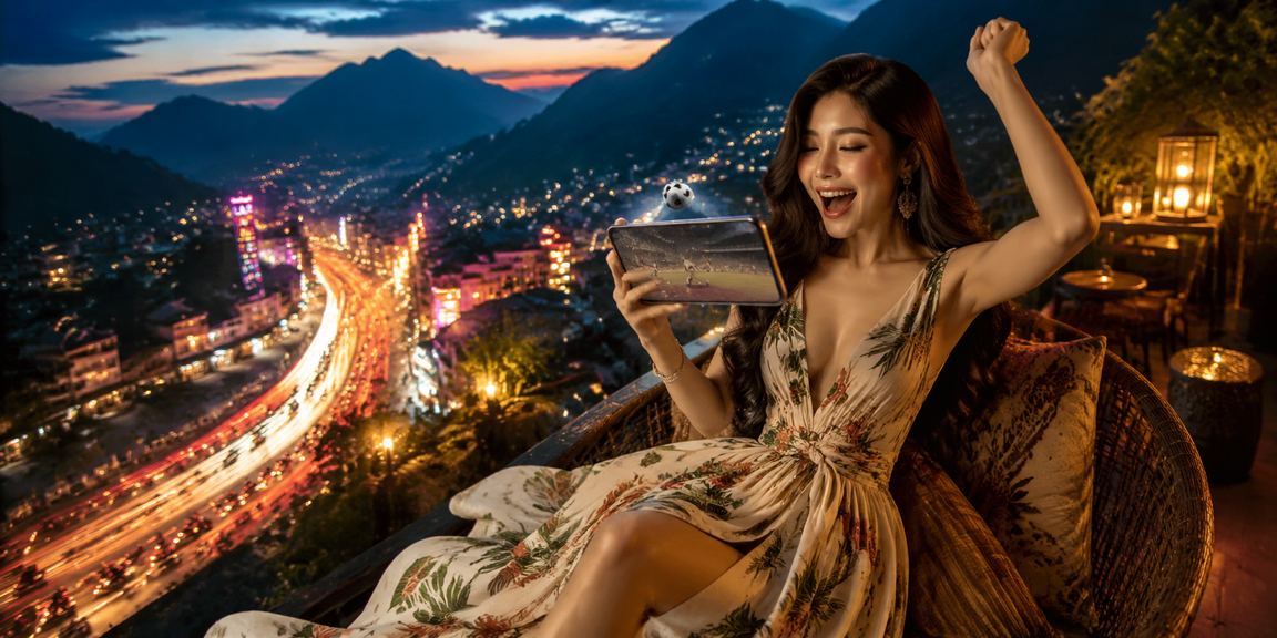 Khung cảnh cá cược sôi động với đèn neon tại Sapa về đêm